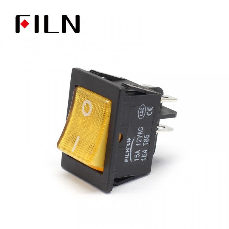 FLIN 250V 15A 4 PIN Affordable LED Light Rocker Switch Price