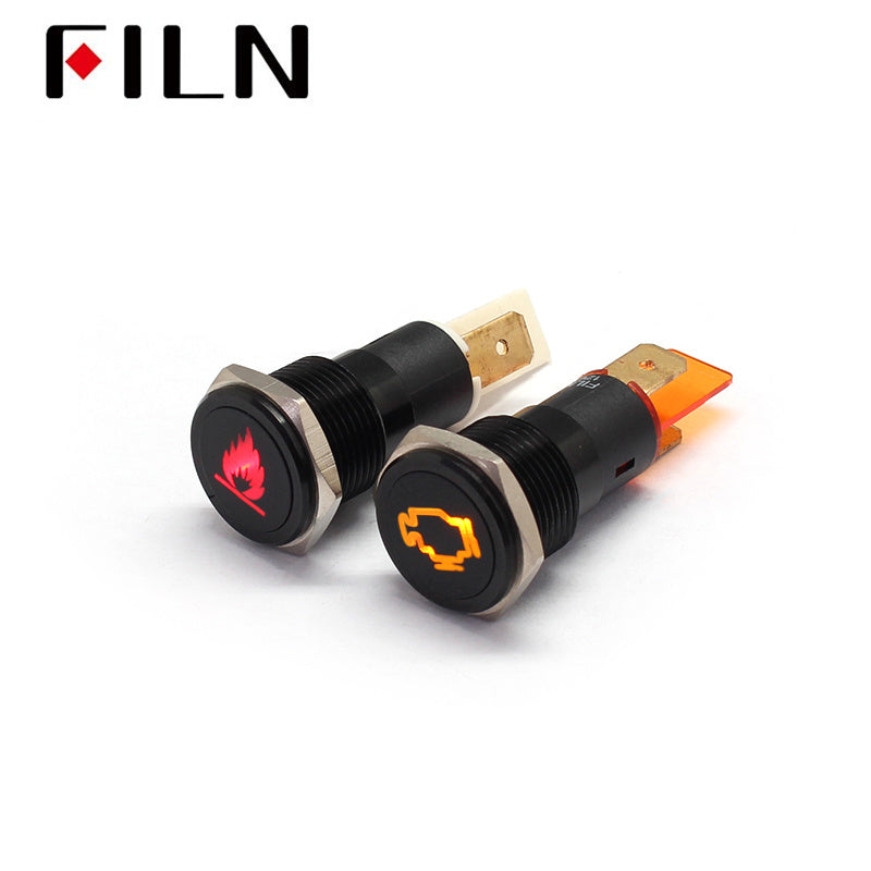 16mm Waterproof indicator light Car indicator lamp light IP67 In Sale