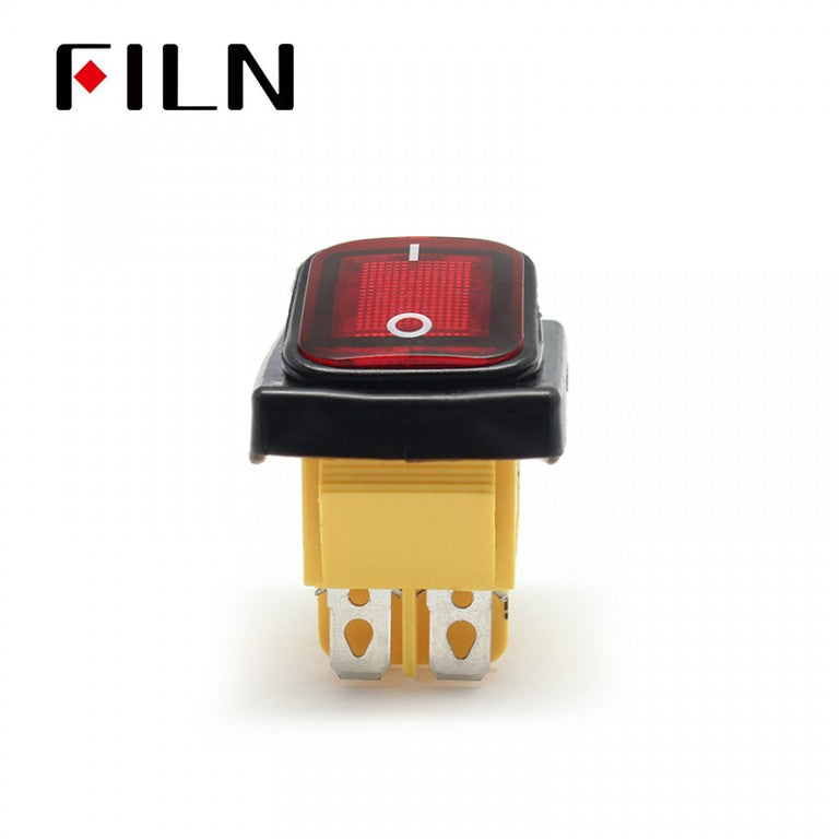 380V Red 15A 4PIN IP67 Amazon Hot Sell Push Rocker Switch On Sale