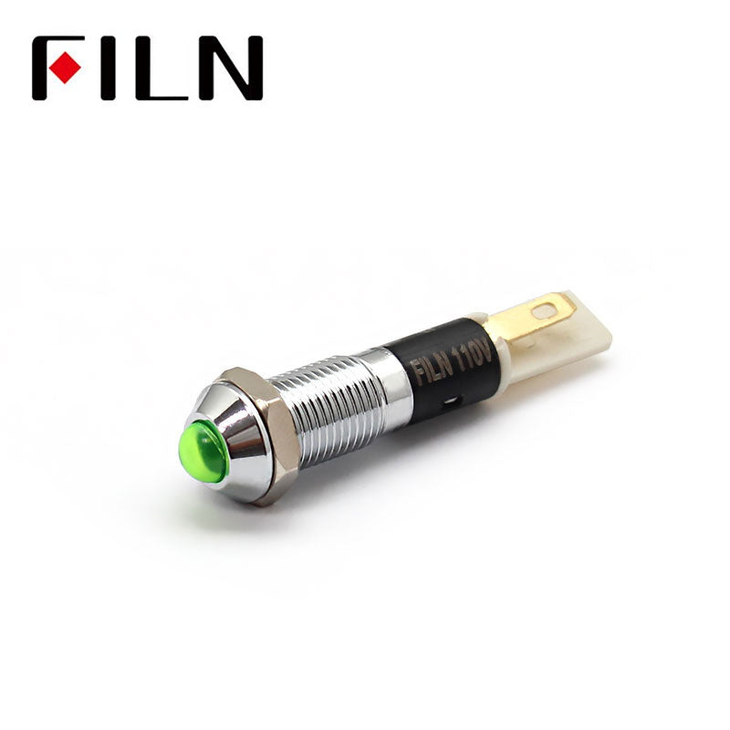 36V Red New Converx Head 8mm Mini LED Indicator Lights Green