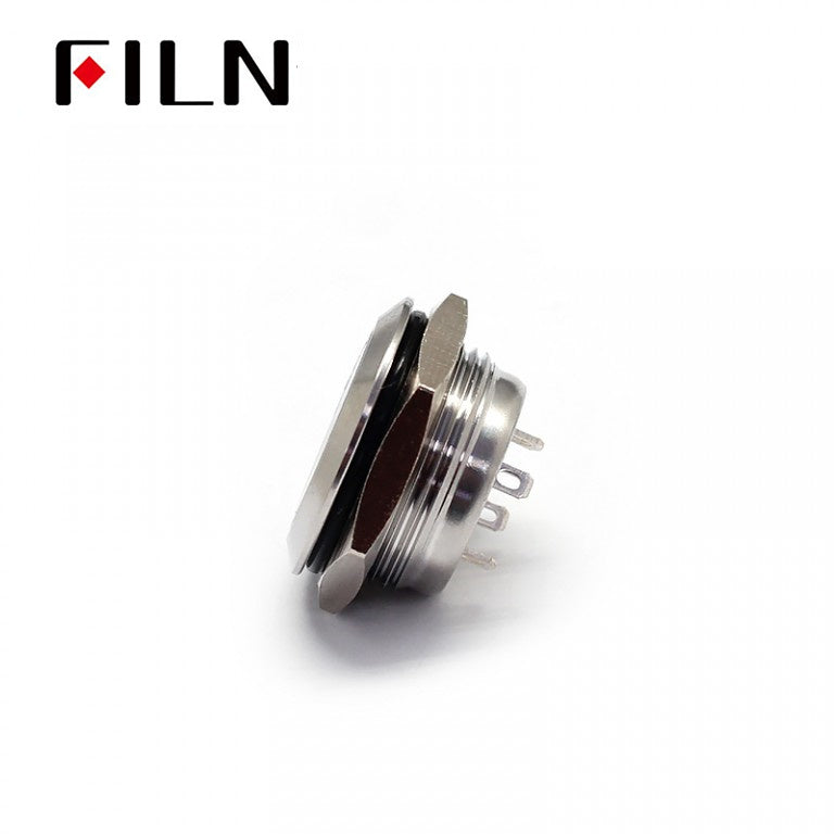 19MM Round 4pin Momentary LED Red Push Button Switch On Sale