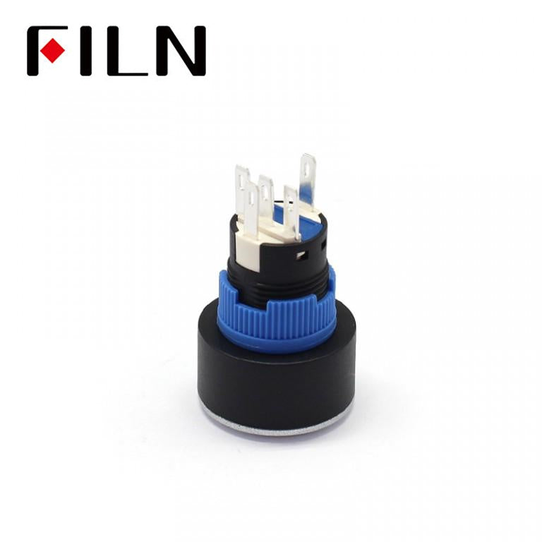 FILN Professional Production Of The Plastic Button Switch Waterproof With Light 16mm Hole