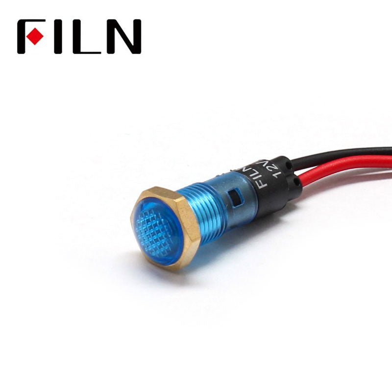 8MM 6V Yellew LED Welding Machine Round Indicator Lights On Sale