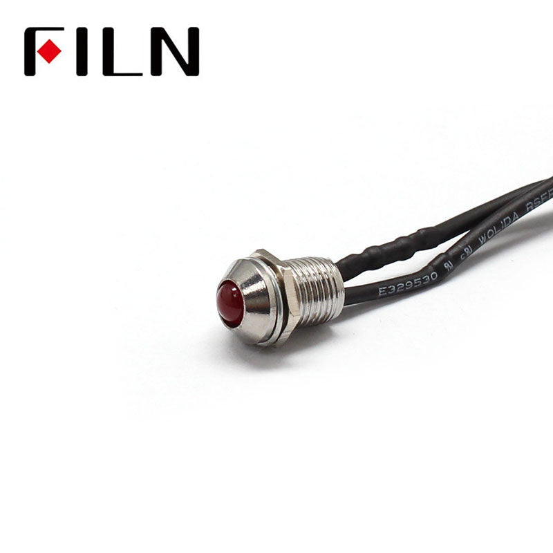 8mm Cheap and Good Quality 120V Panel Mount Indicator Light Online Shop