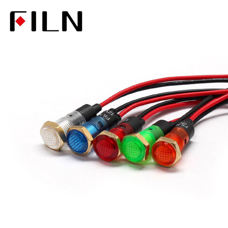 8MM 6V Yellew LED Welding Machine Round Indicator Lights Online Shop