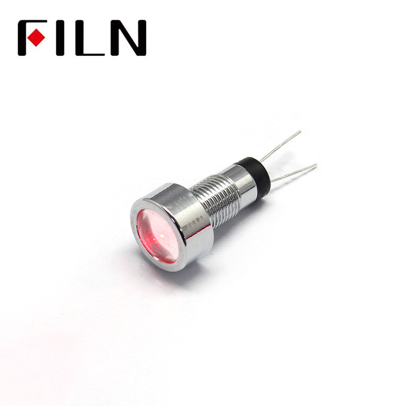 8mm Metal Automation 12V Mini LED Indicator Lights In Sale