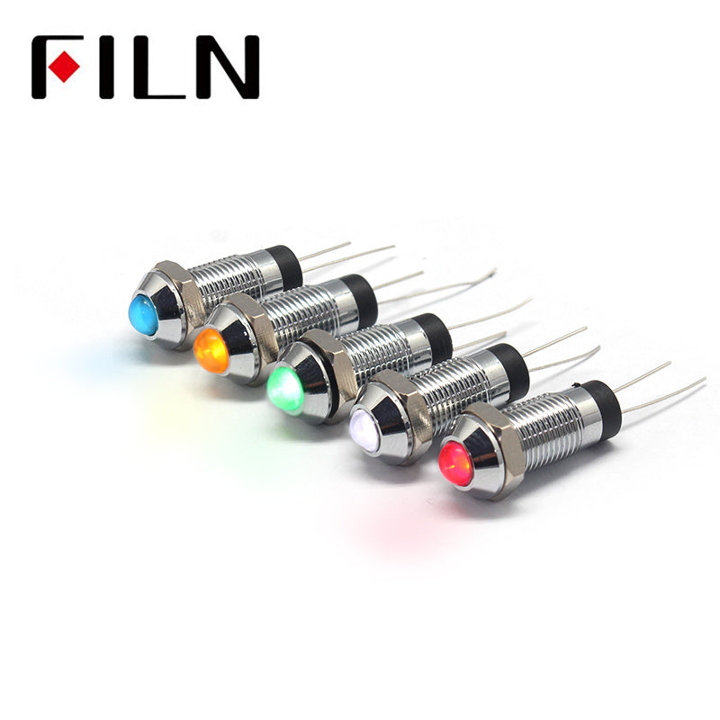 8mm Mini Good Price IP67 277V Indicator Light Colour