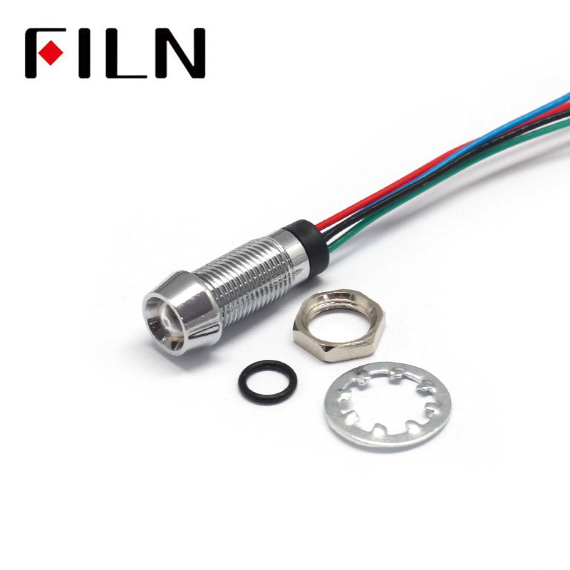 12V Metal Welding Machine 8mm LED Indicator Light Detail