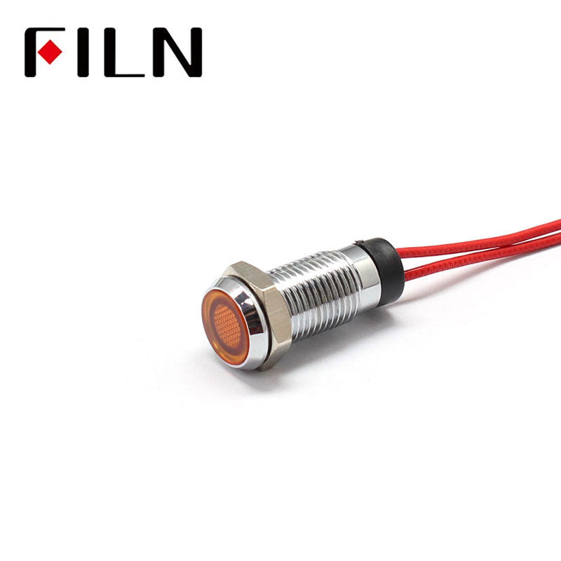 8MM Custom Short 110V IP67 Oven Indicator Light In Sale