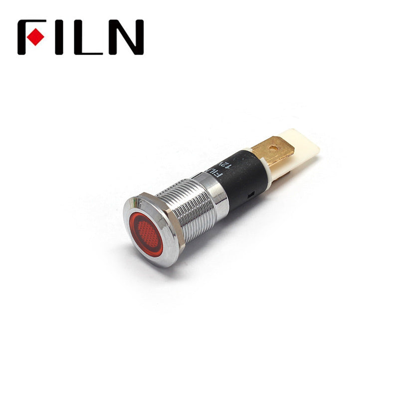 12MM Metal Red Washing Machine 220V AC Indicator Light Red