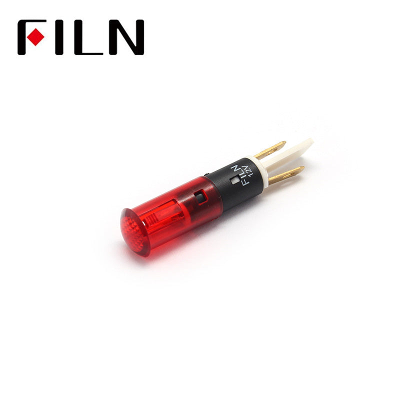 8MM 110V BULE LED Grill fryer UL plastic indicator light Red