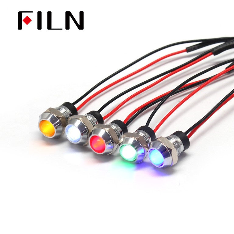 12v red indicator light