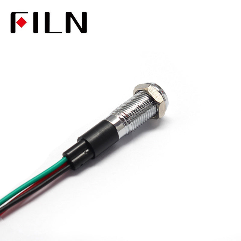 Filn 8MM 120V Double Color Red Green LED indicator light-FILN – YUEQING  YULIN ELECTRONIC CO., LTD