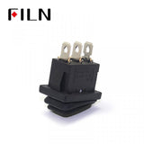 FILN Double Rocker Switch 3pin ON-OFF-ON 6A 240V No lights Bottom