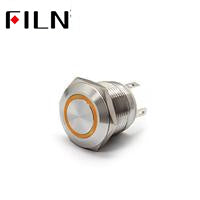 19MM 10A 250V IP67 FILN momentary push button switch