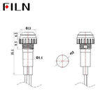 10mm Customization 12v incandescent indicator light