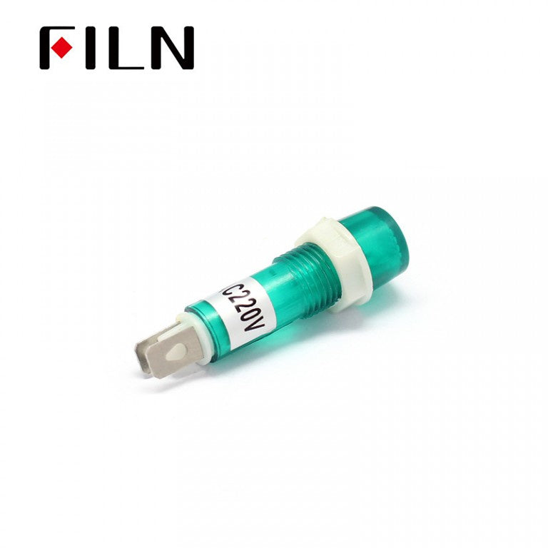 LED Indicator Light Price 8MM Plastic Base Green Color Waterproof Shop Now