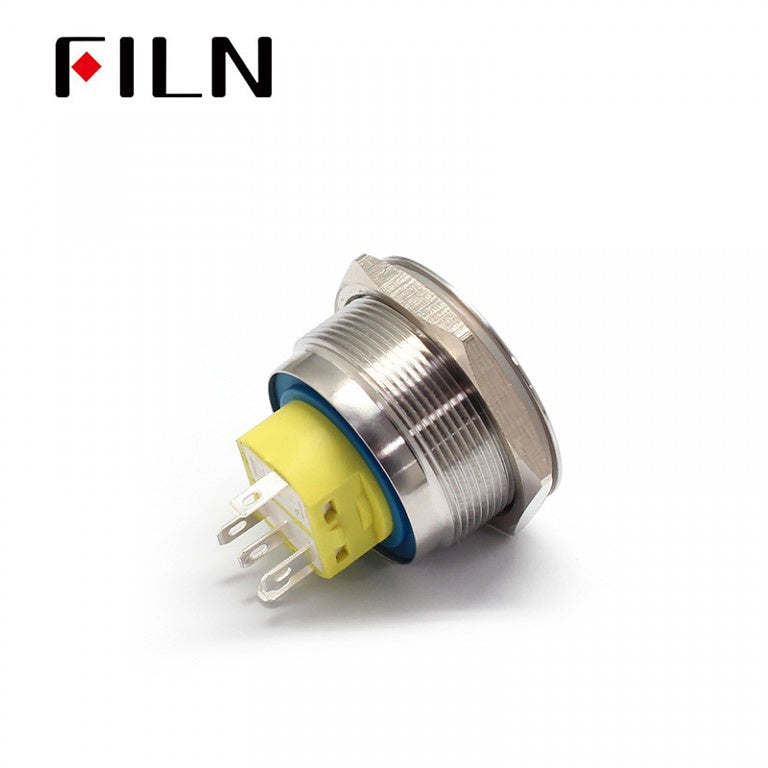 30MM 5PIN IP67 Power Symbol 2 Step Push Button Switch In Sale