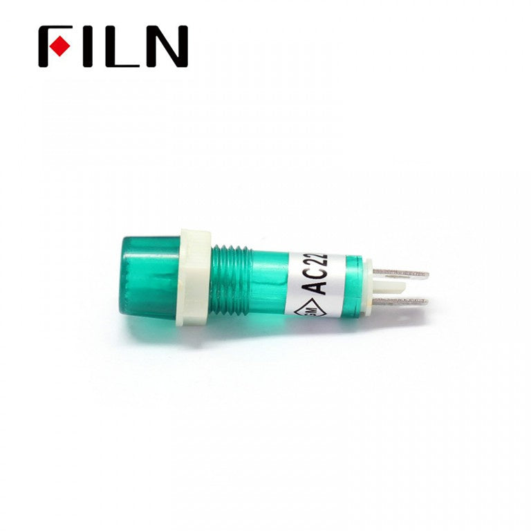 LED Indicator Light Price 8MM Plastic Base Green Color Waterproof Green