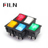 FLIN 250V 15A 4 PIN Affordable LED Light Rocker Switch Best Price