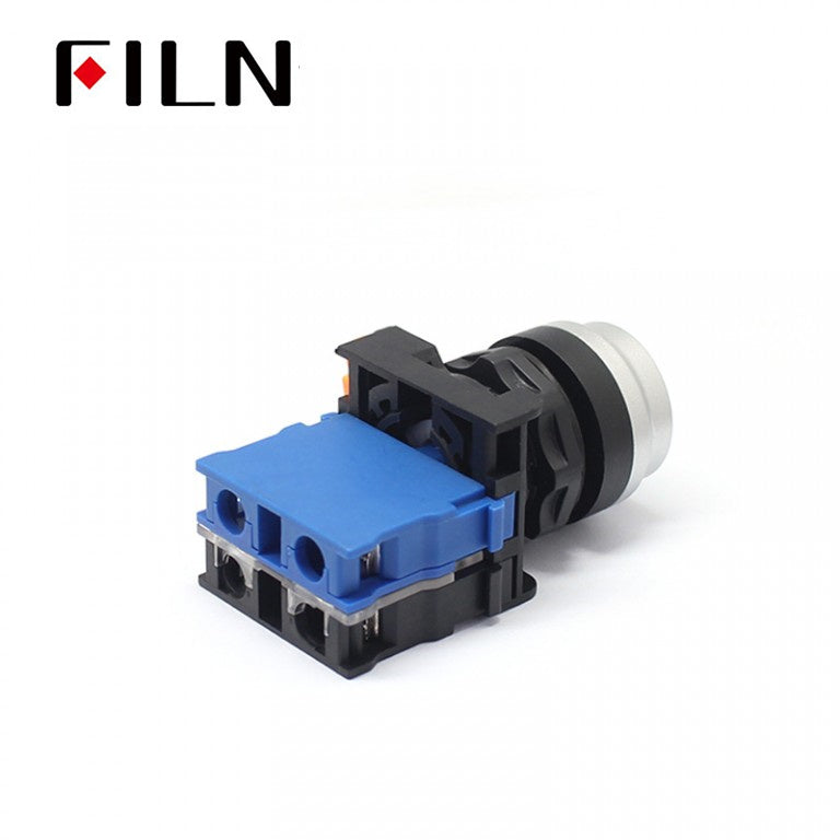 Blue Illuminated Vandal Latching Push Button Electric Switch On Sale