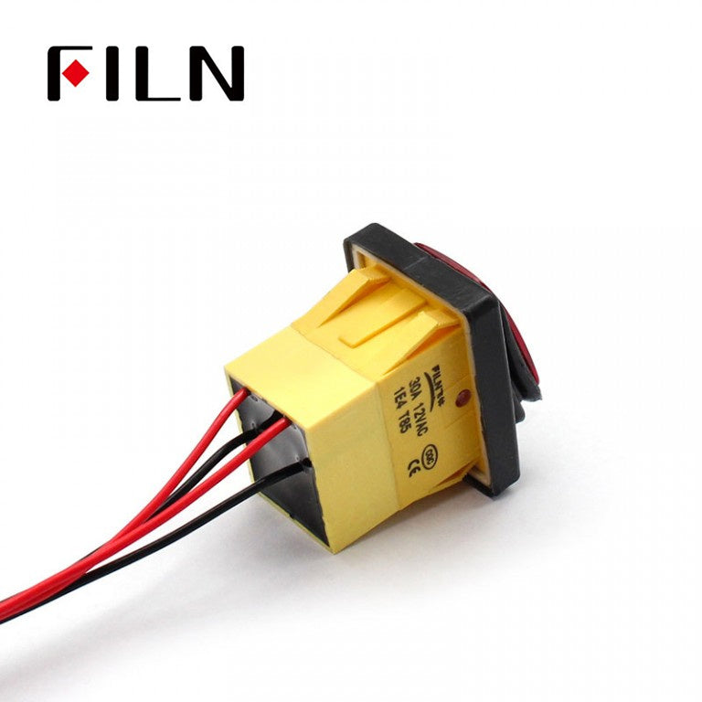 FILN 20A 220V Waterproof IP68 Marine Rocker Switch With Wire Shop Now