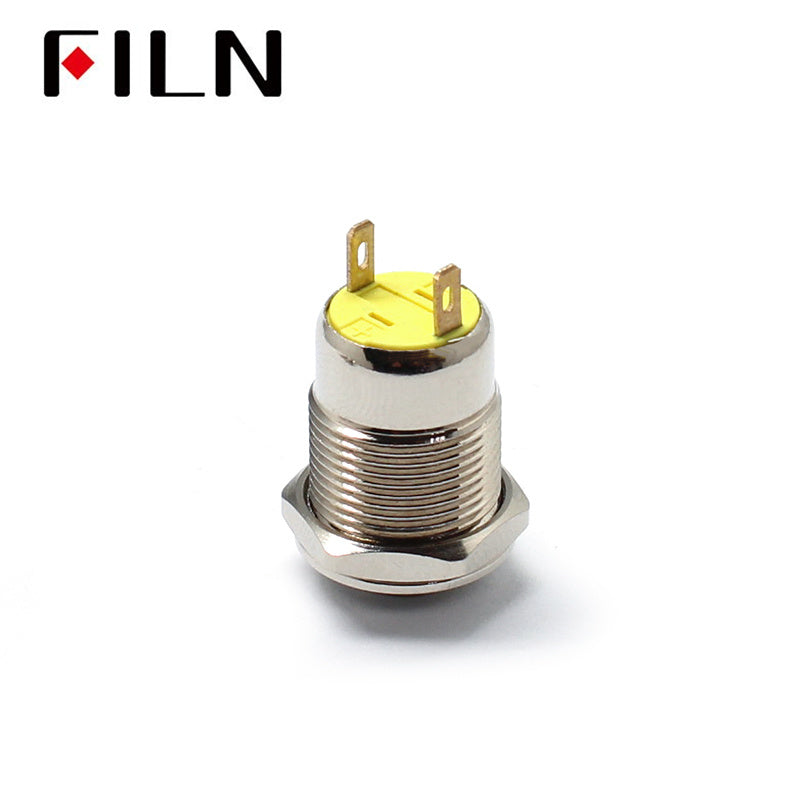 12V Momentary Waterproof ip67 Push Button Switch Bottom