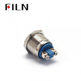 19MM 10A 110V Screw Feet Exit Push Button Switch 