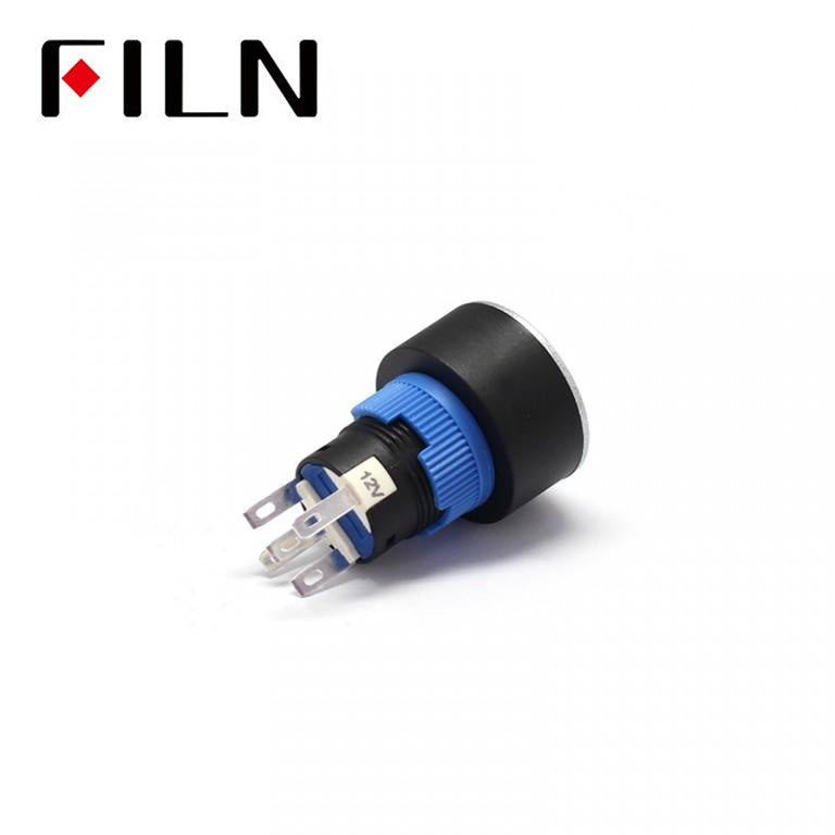 FILN Professional Production Of The Plastic Button Switch Waterproof With Light 16mm Hole