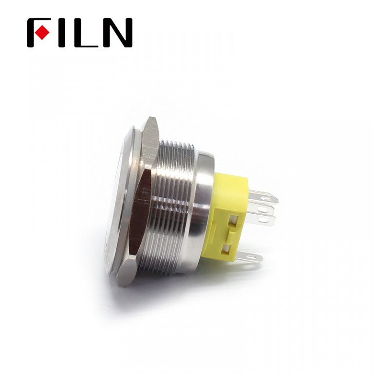 30MM 5PIN IP67 Power Symbol 2 Step Push Button Switch Best Price