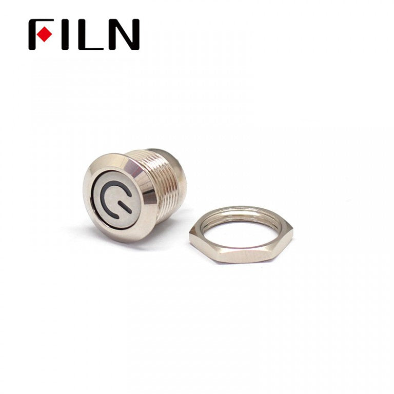 FILN IP67 waterproof 12 MM 12V 220V Mini metal Push Button Switch ON OFF Online Shop