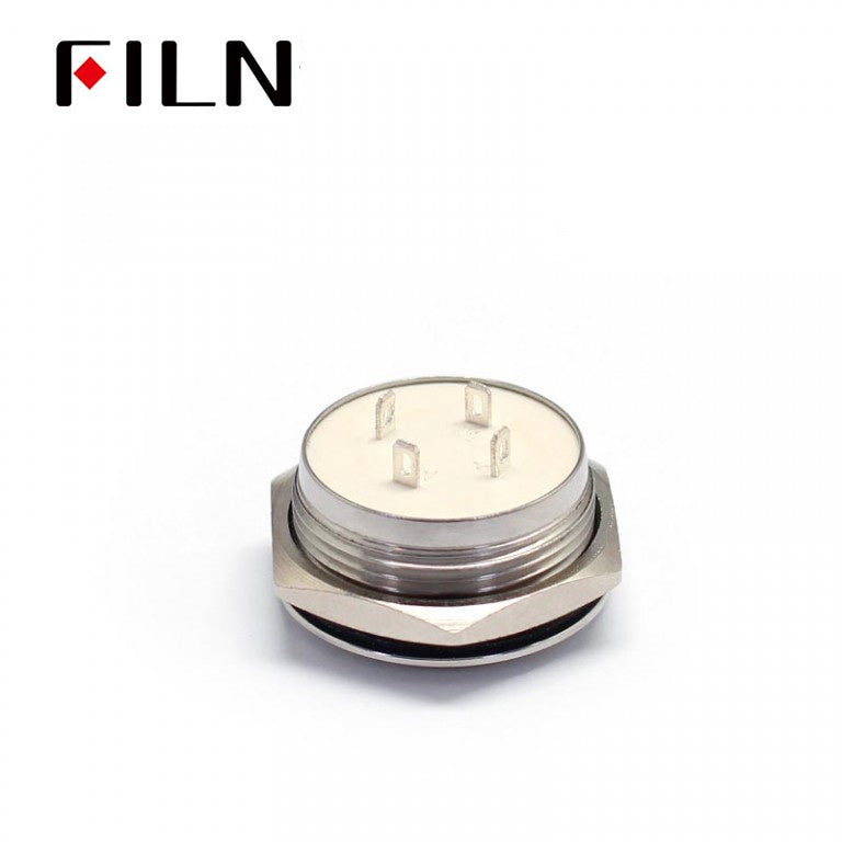 22MM 12V Short Momentary Micro 4 Pin Push Button Switch Bottom