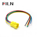 Push Button Wire Connector 4 Wires in-line Wiring Cable Socket Shop Now