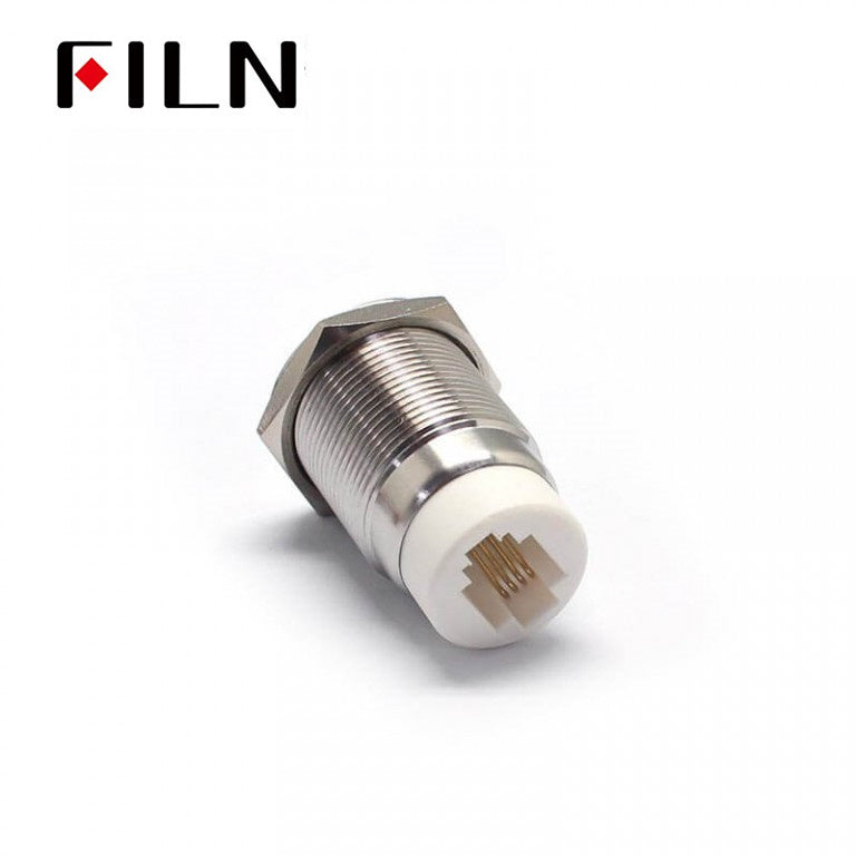 19mm RJ9 3V Custom White Push Button Switch Parts