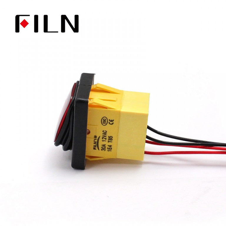 FILN 20A 220V Waterproof IP68 Marine Rocker Switch With Wire On Sale