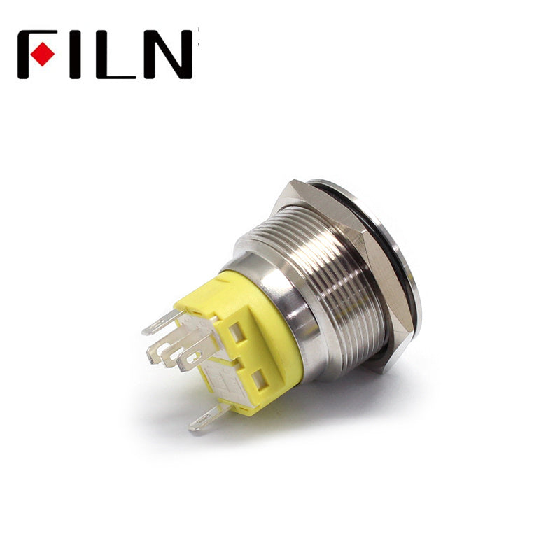 25MM 5PIN Stainless Steel Metal Push Button Switch IP67 Push Button Light Switch Price