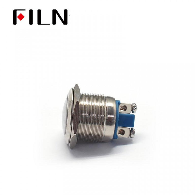 19MM 10A 110V Screw Feet Exit Push Button Switch Size