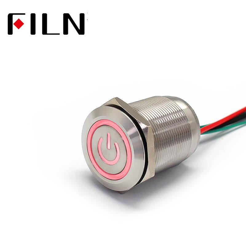 25MM 3A Waterproof Metal Push Button Switch Shop Now