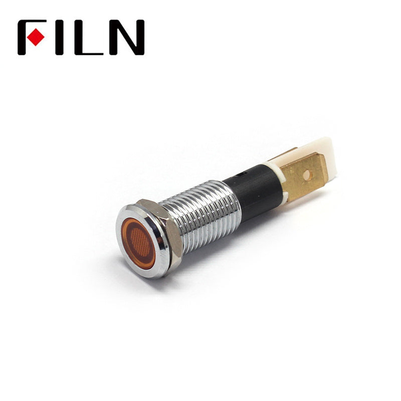 10MM 120V LED AC POWER INDICATOR LIGHT Brown