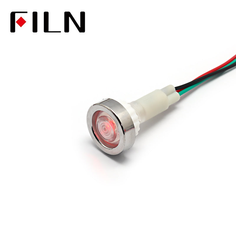 Double Color Electroplating Ring LED Plastic Indicator Light Shop Now