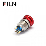 22mm Emergency Stop Button Switch Metal Push Button Switch For A Latching Switch In Sale