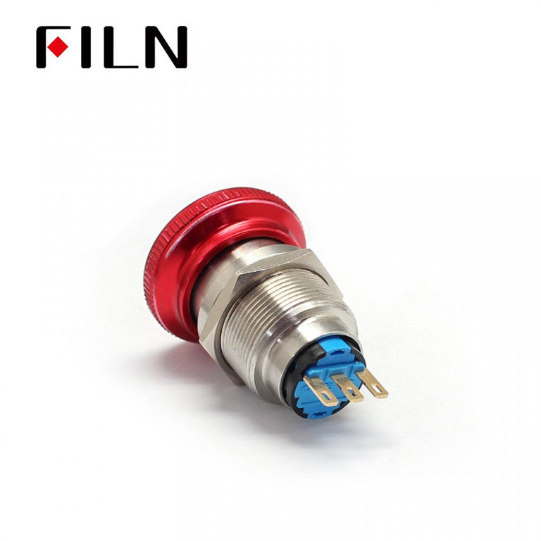 22MM Waterproof Filn Mmetal Emergency Stop Push Button Price