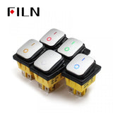 FILN Custom Symbol Spray Lacquer IP67 12V Rocker Switch Best Price