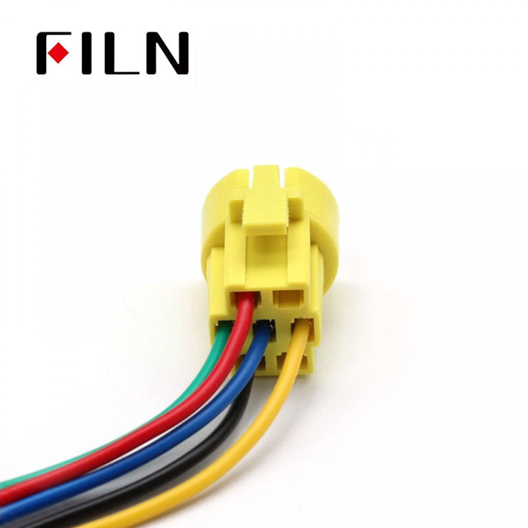 Push Button Wire Connector 4 Wires in-line Wiring Cable Socket Price