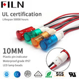 10mm 220v water heater plastic indicator light