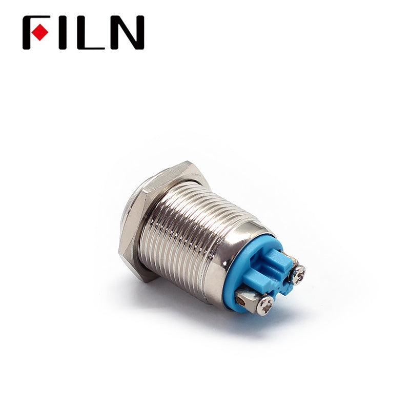 16mm latching non illuminated ip65 metal push button switch Parts