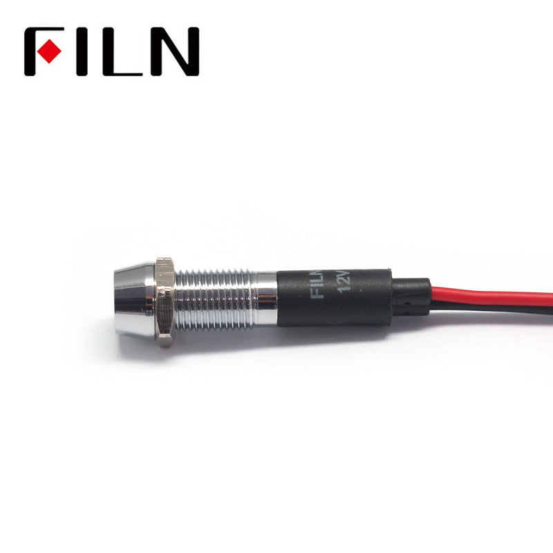 8mm High Pressure IP67 LED Indicator Light 120V Shop Now