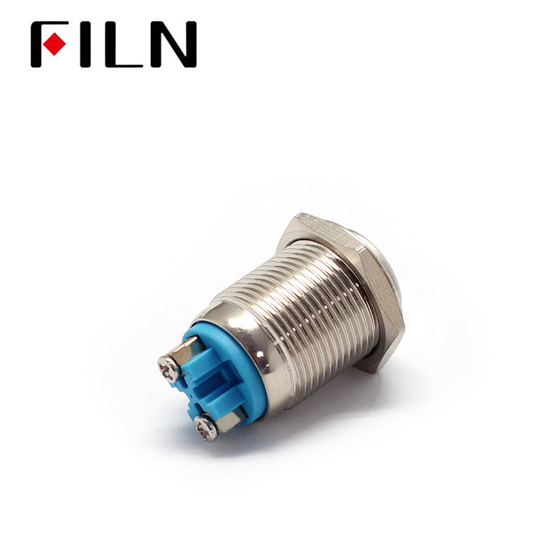 16mm latching non illuminated ip65 metal push button switch In Sale