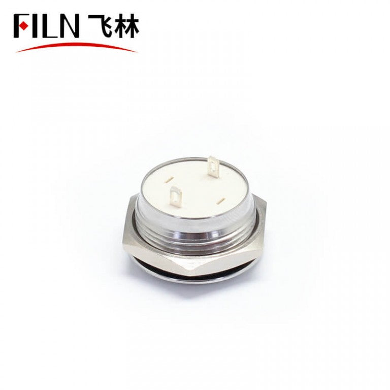 19MM New Short Size IP67 Touch Normally On Push Button Switch Bottom