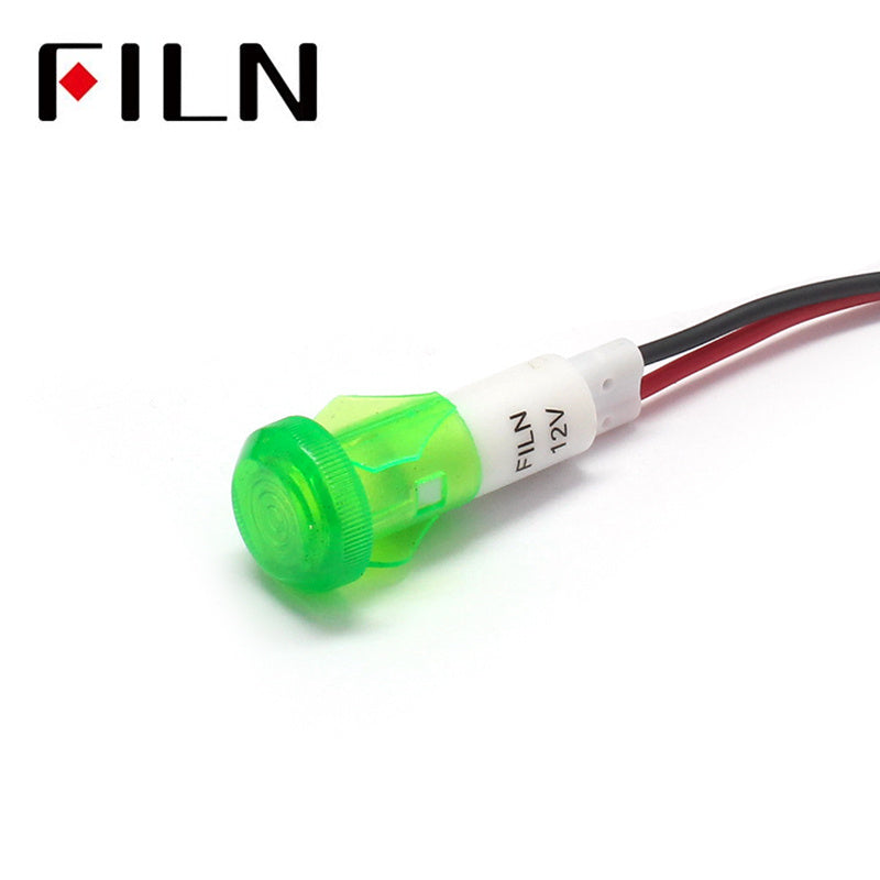 10MM 220V COFFEE MACHINE PLASTIC INDICATOR LIGHT LAMP Green